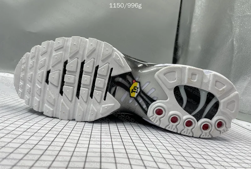 Air Max Plus TN Black and White 6