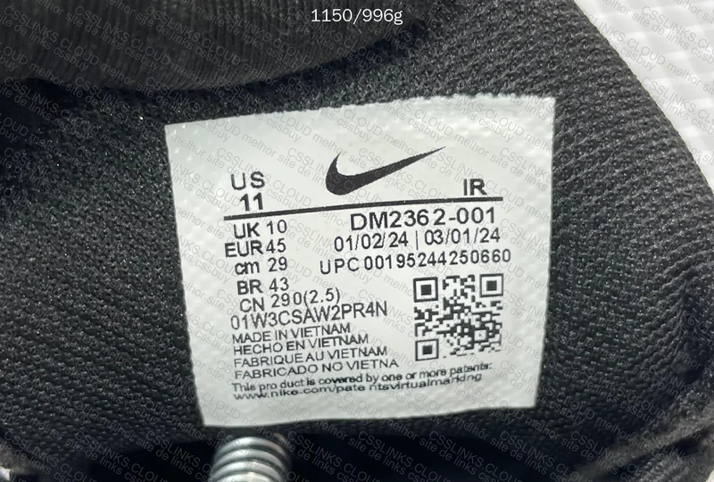 Air Max Plus TN Black and White 7