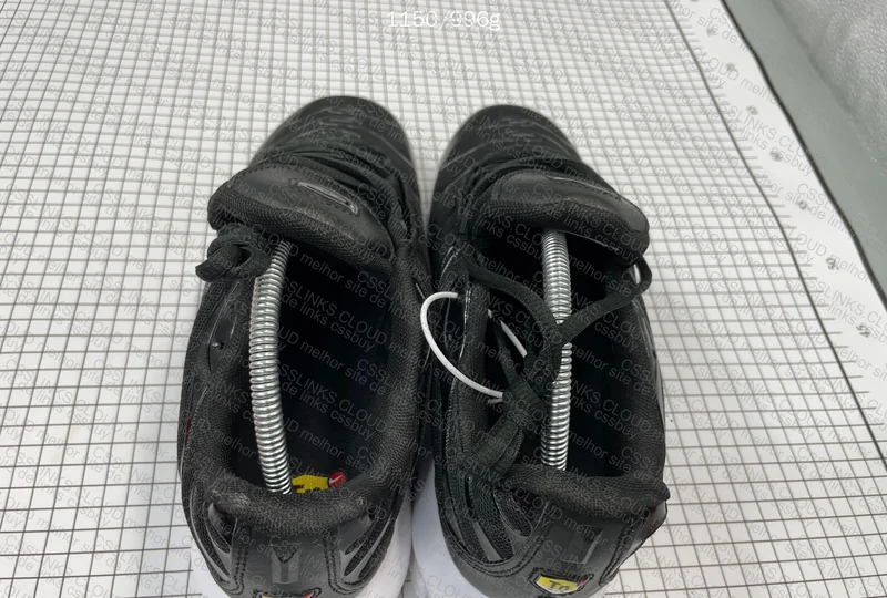Air Max Plus TN Black and White 8