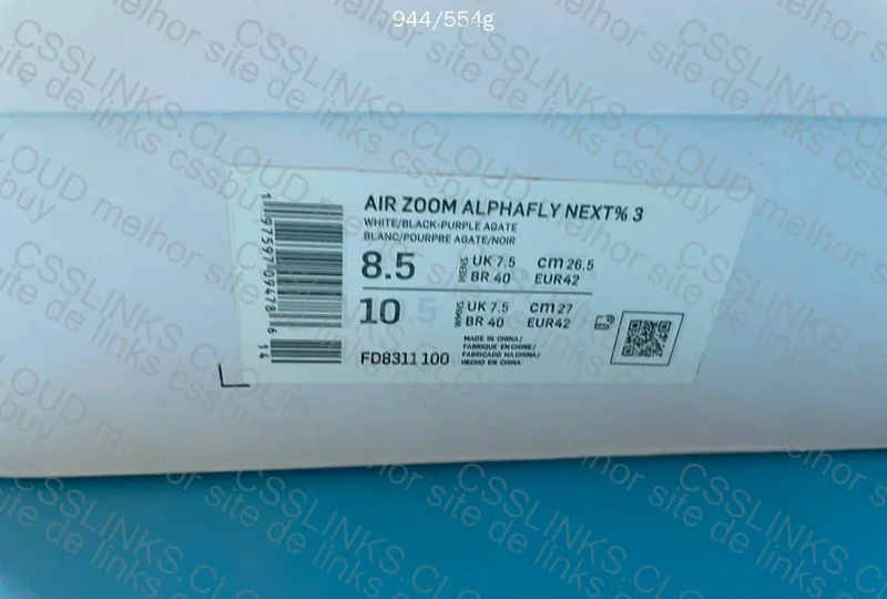 Air zoom alphafly next 3 6