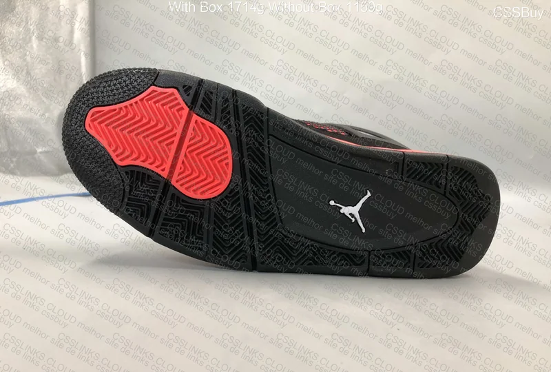 Airf Jordan 4 thunder red 6