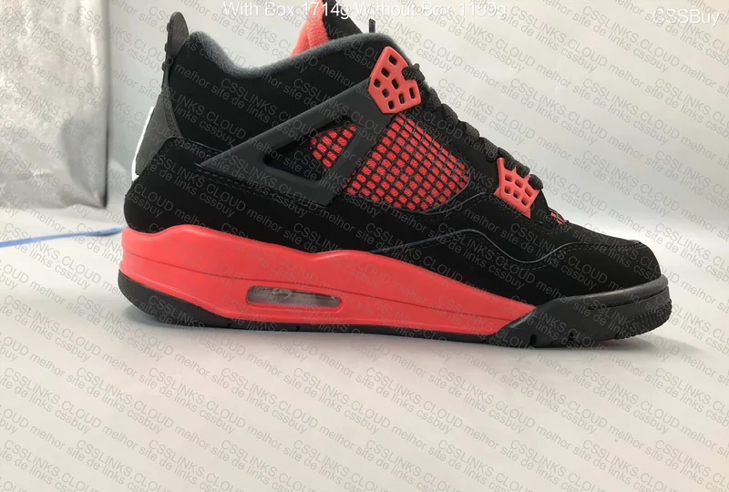 Airf Jordan 4 thunder red 7