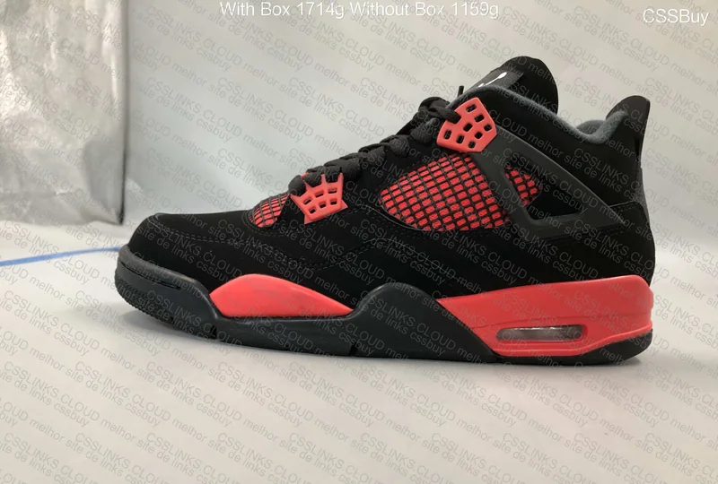 Airf Jordan 4 thunder red 8