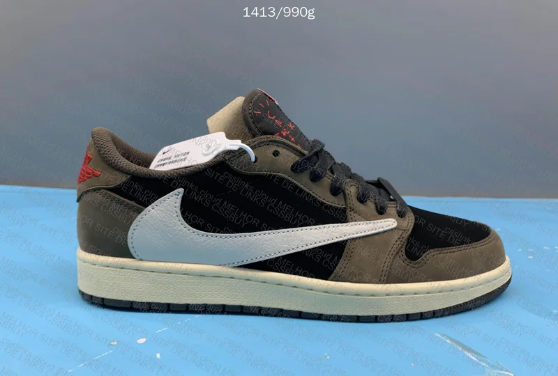 AJ 1 low travis scott mocha 5