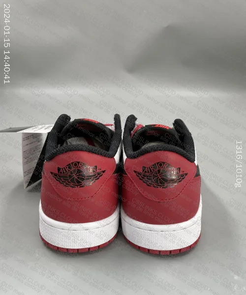 AJ1 Air Jordan 1 Low black toe OG 4