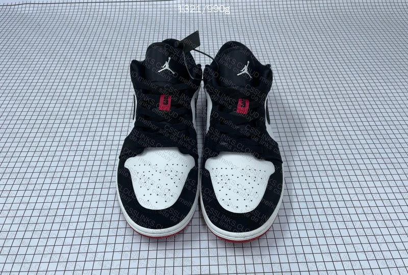 AJ1 black and red toes JMDY