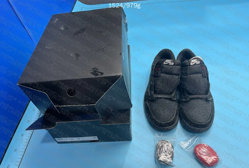 AJ1 Black Phantom B grade 7
