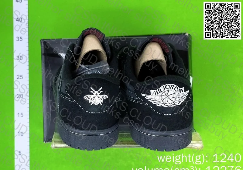 AJ1 Black Phantom FK B Grade 2