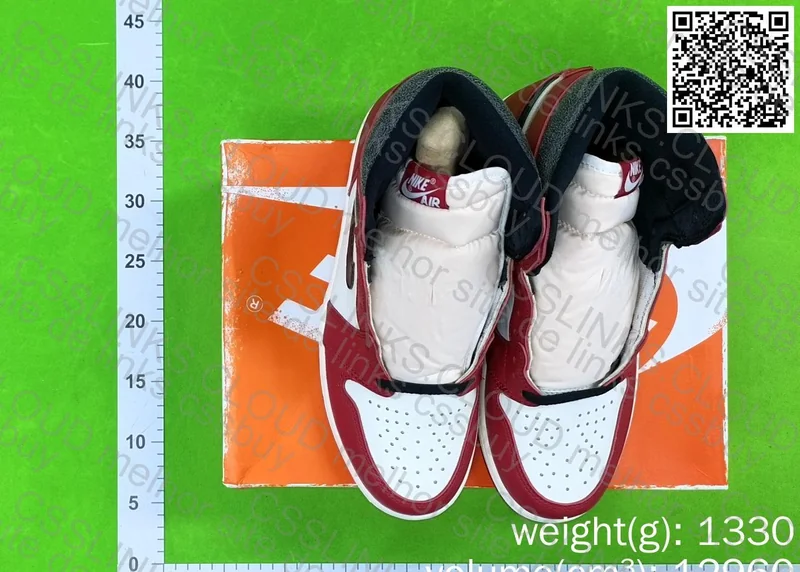 AJ1 Chicago Lost and Found FK B Grade
