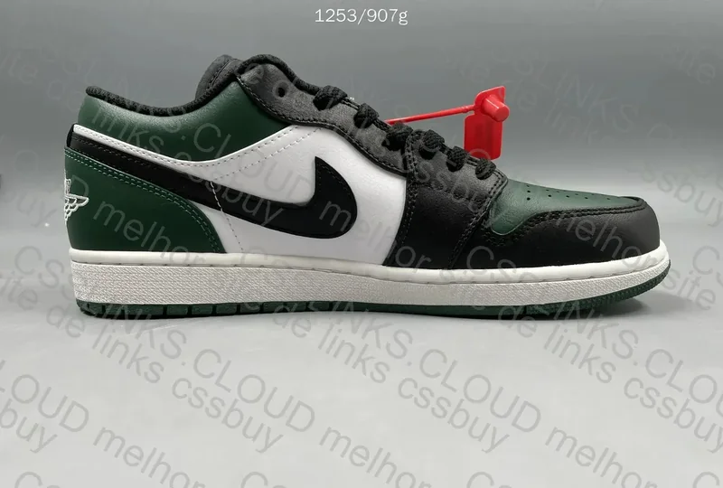 AJ1 Green Toe 2