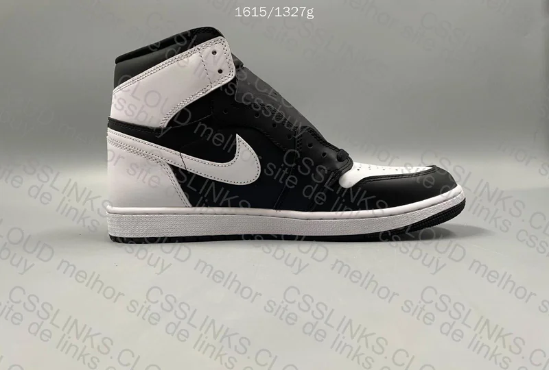 AJ1 HIGH Black and White 2