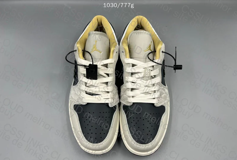 aj1 low Beaded Swoosh