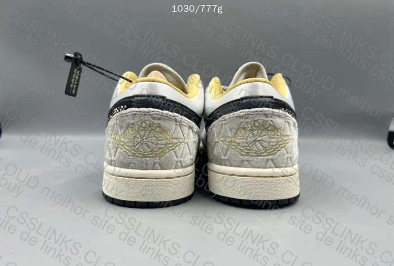 aj1 low Beaded Swoosh 2