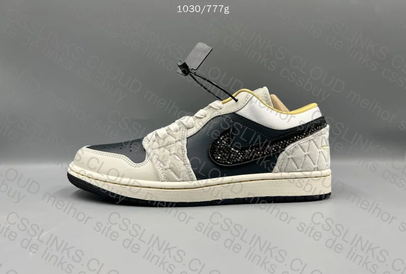aj1 low Beaded Swoosh 5