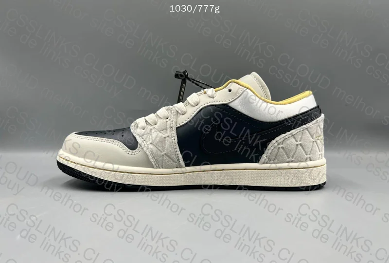 aj1 low Beaded Swoosh 6