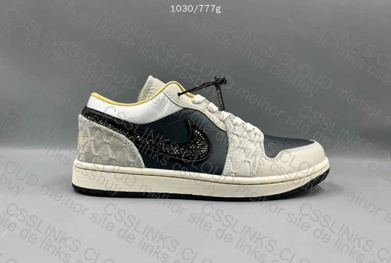 aj1 low Beaded Swoosh 7