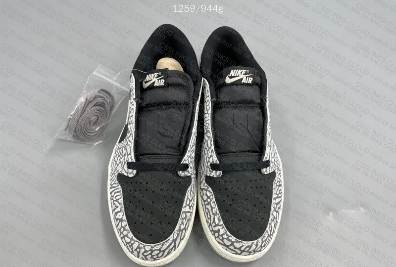 AJ1 LOW BLACK CEMENT 5