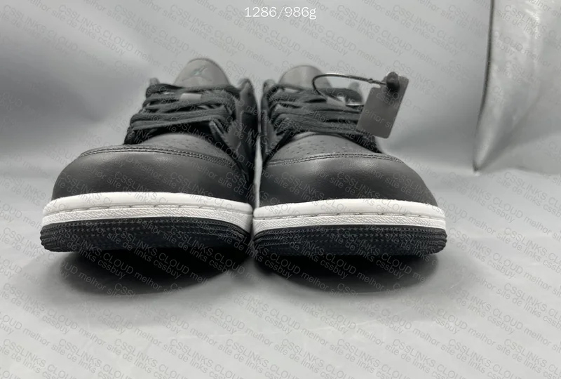 AJ1 Low Black Elephant DT 2