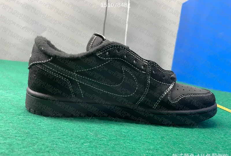 AJ1 Low - Black Phantom