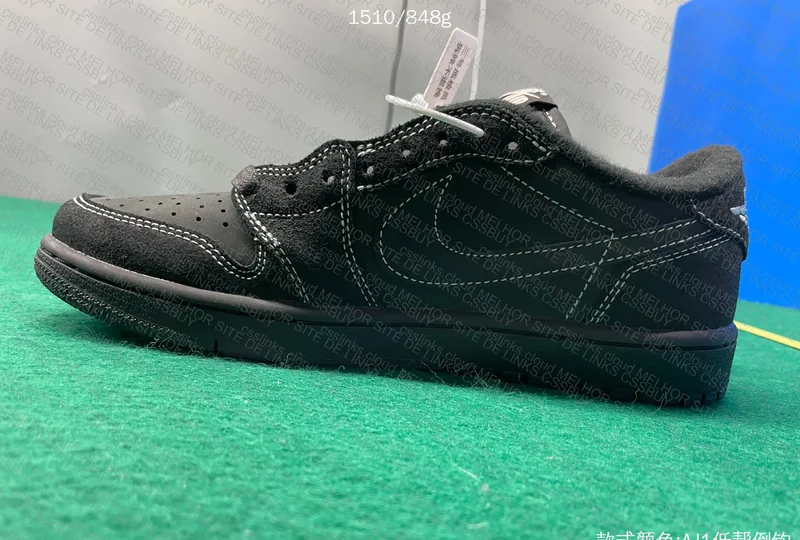 AJ1 Low - Black Phantom 10