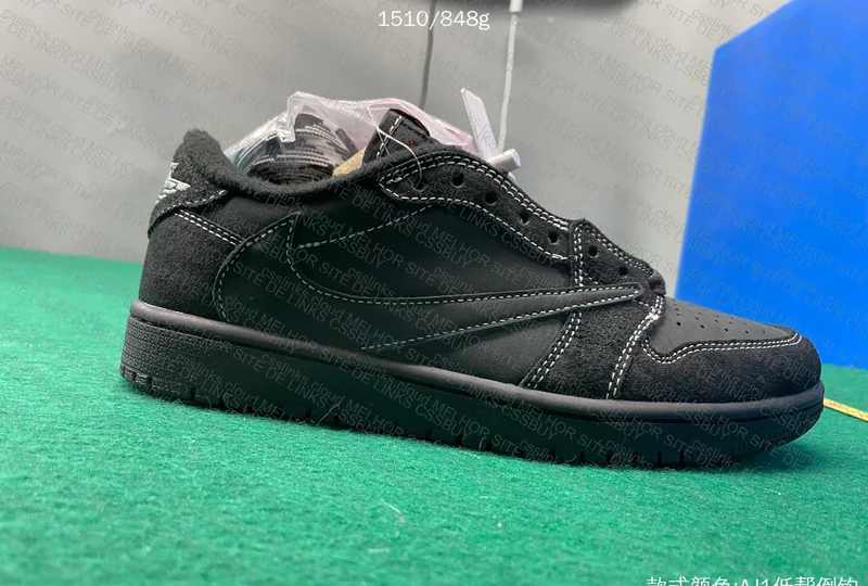 AJ1 Low - Black Phantom 2