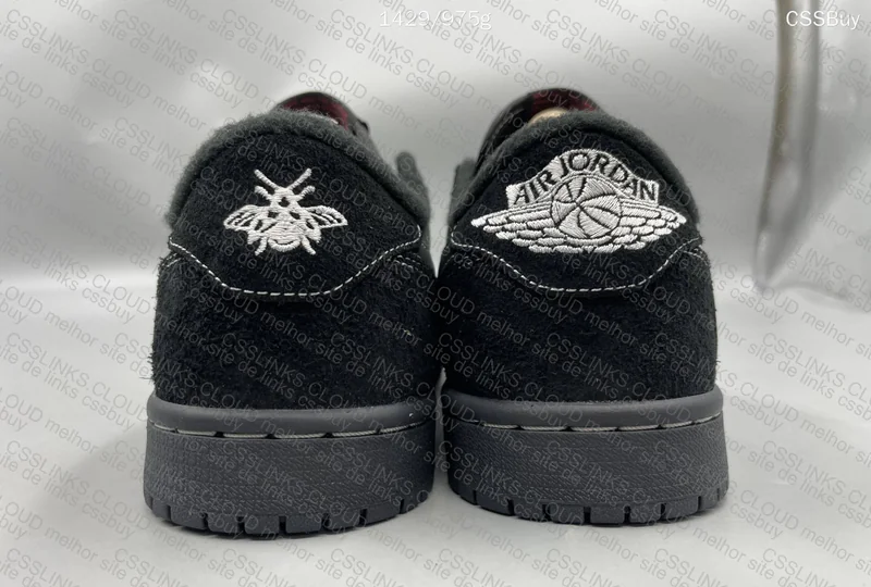 AJ1 Low Black Phantom Travis Scott 5