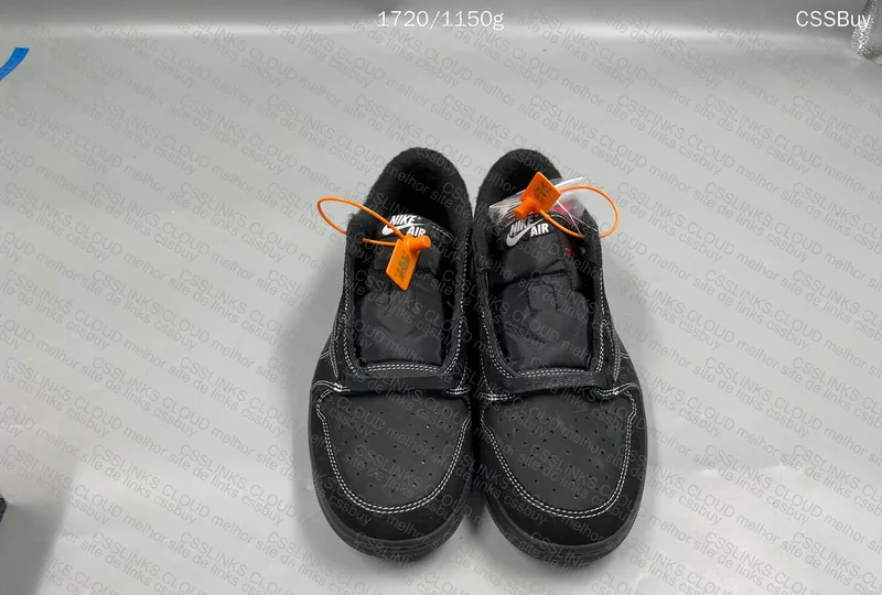 AJ1 Low Black Phantom Travis Scott