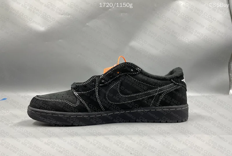 AJ1 Low Black Phantom Travis Scott 3