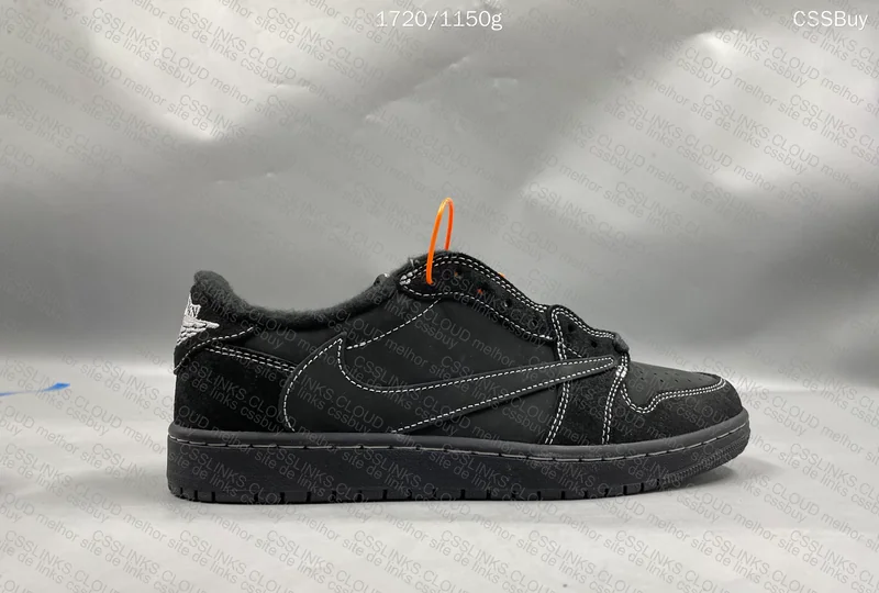 AJ1 Low Black Phantom Travis Scott 5