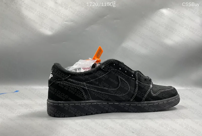 AJ1 Low Black Phantom Travis Scott 9
