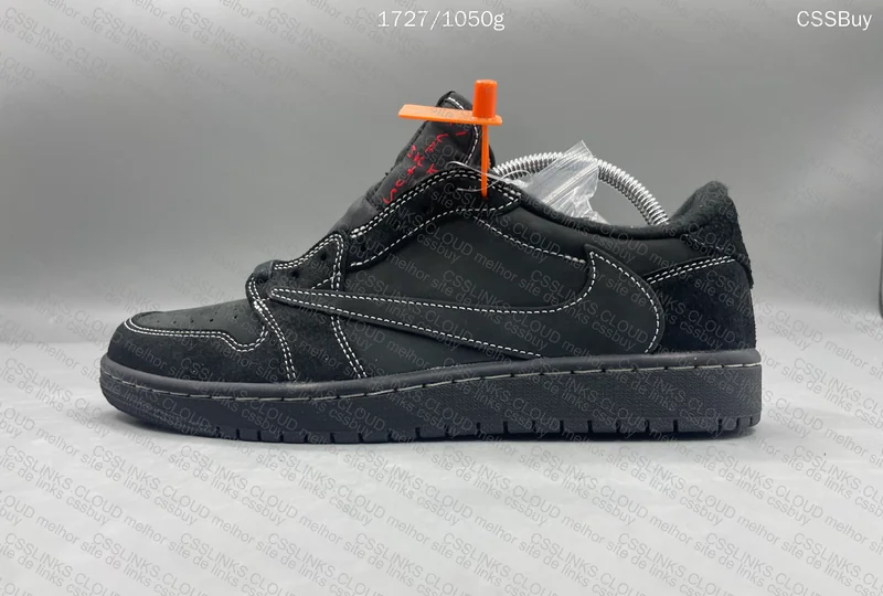 AJ1 Low Black Phantom Travis Scott ZOK 5