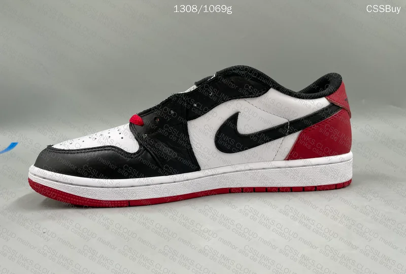 AJ1 LOW BLACK TOE 119Y 8