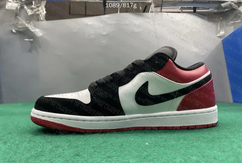 AJ1 low Black toe 7