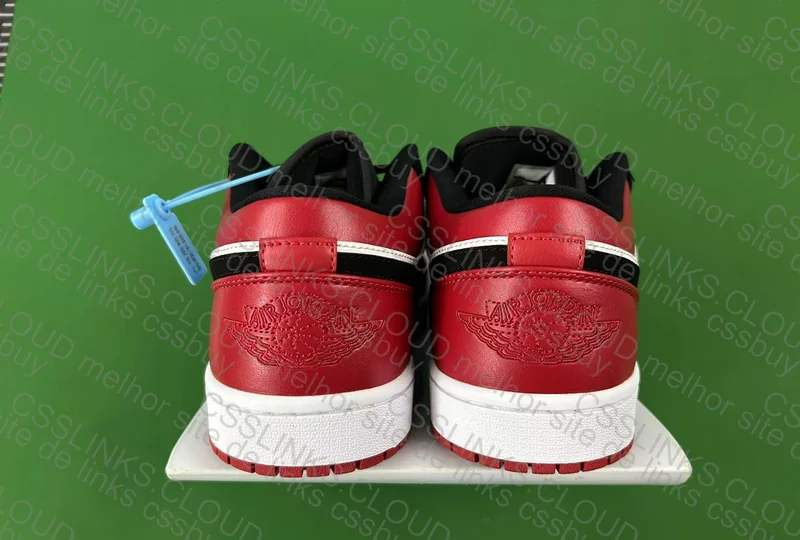 AJ1 Low Black Toe DT