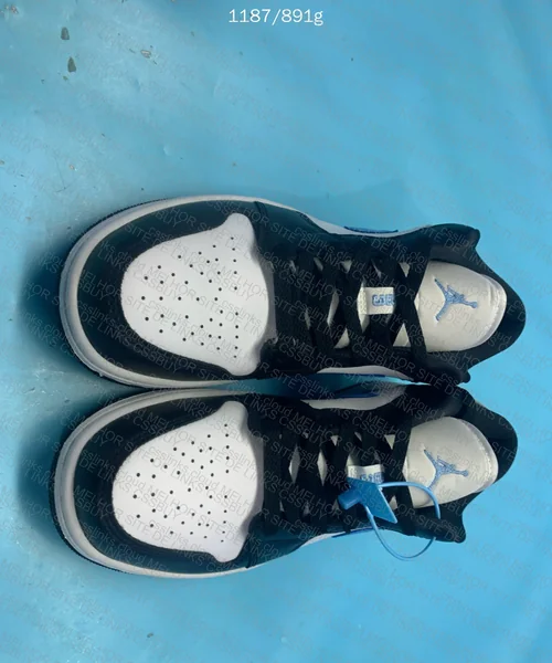 AJ1 LOW - black university blue DT 3