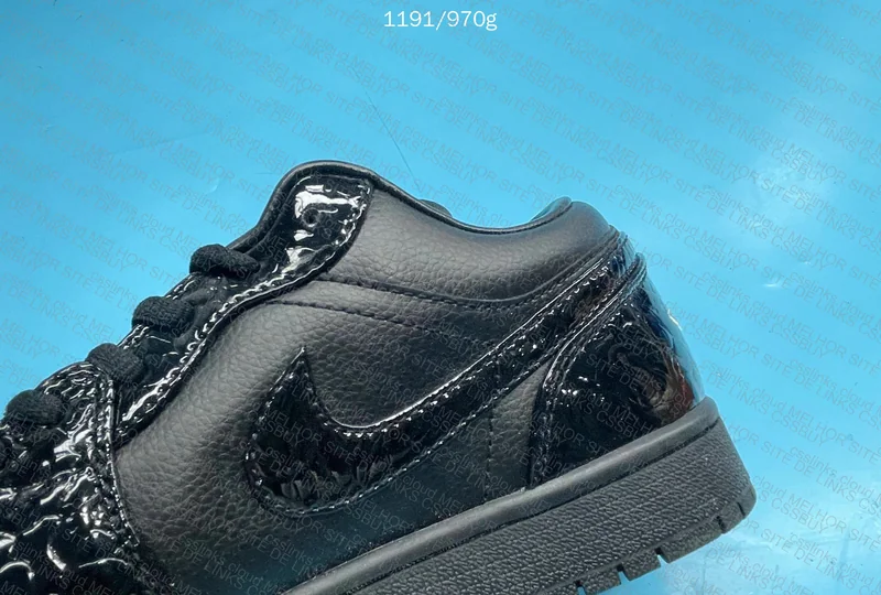 AJ1 Low Black Warrior 5
