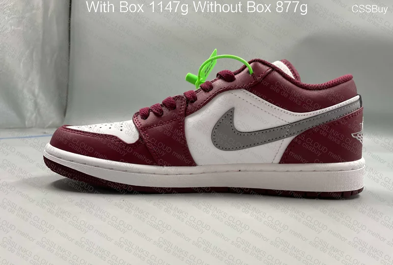 AJ1 low Bordeaux 5