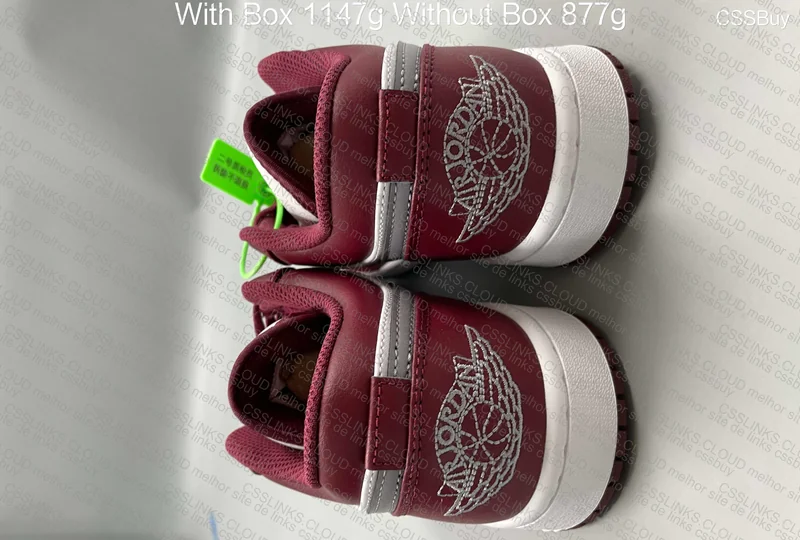 AJ1 low Bordeaux 7