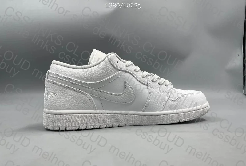 AJ1 Low White 2