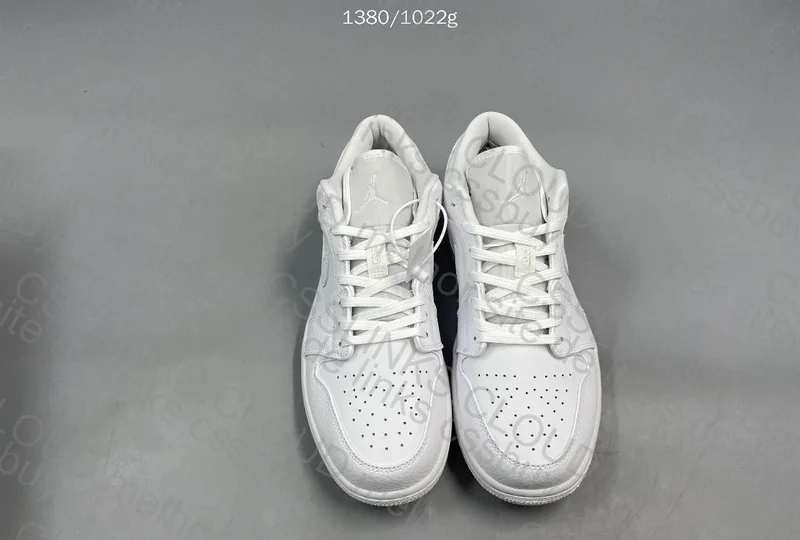 AJ1 Low White 7