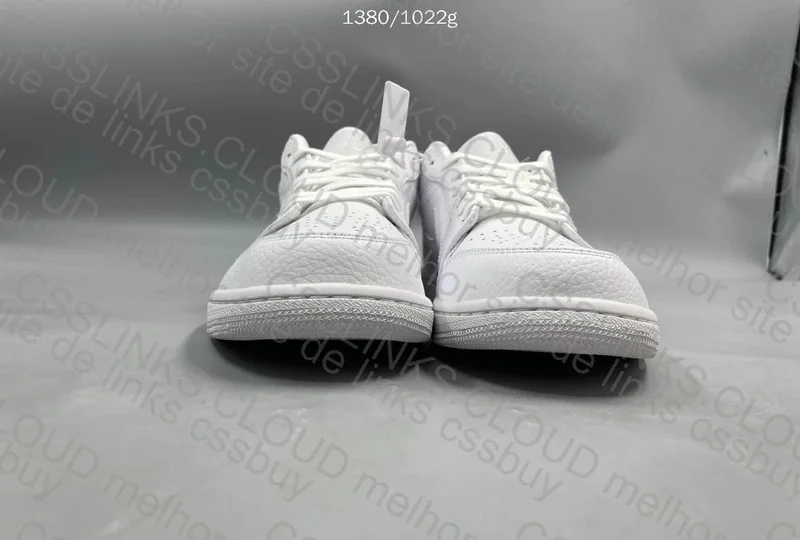 AJ1 Low White 8