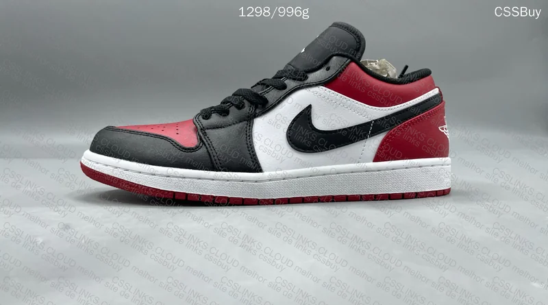 AJ1 Low Bred Toe 4