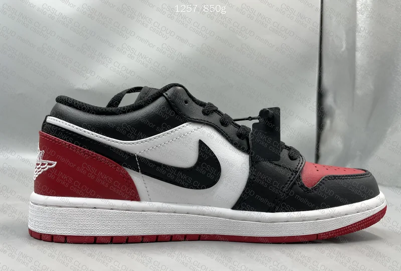 AJ1 Low Bred Toe 4