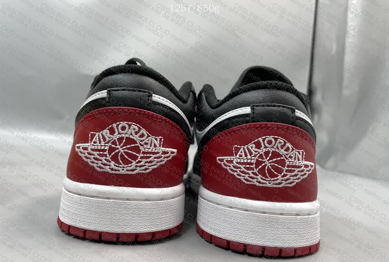 AJ1 Low Bred Toe 5