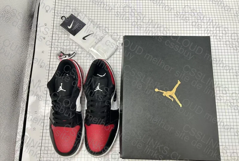 AJ1 Low "Bred Toe" DT
