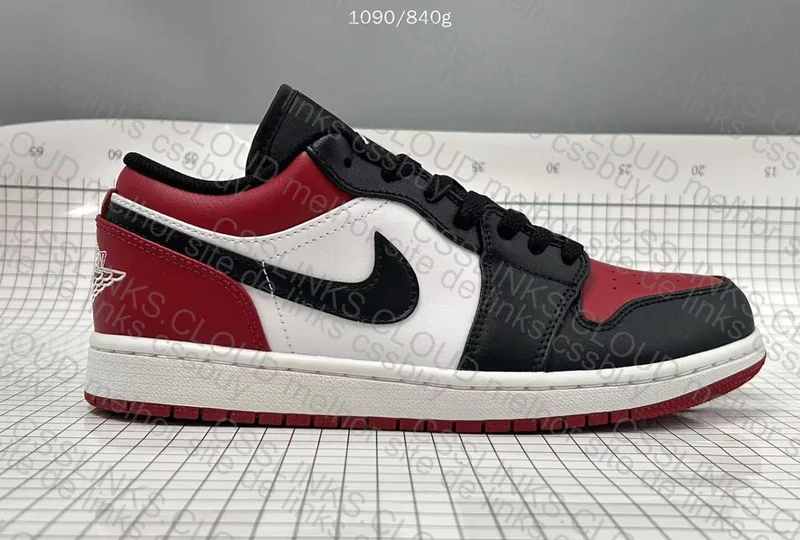 AJ1 Low "Bred Toe" DT 9