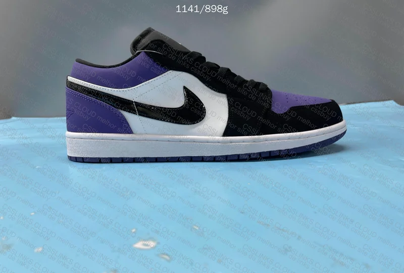AJ1 Low Court Purple 2