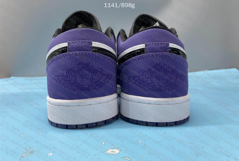 AJ1 Low Court Purple 3