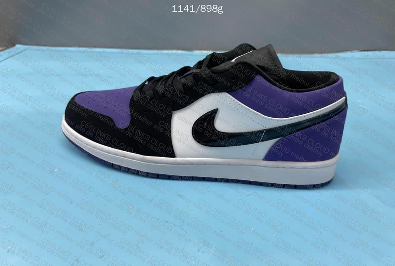 AJ1 Low Court Purple 4