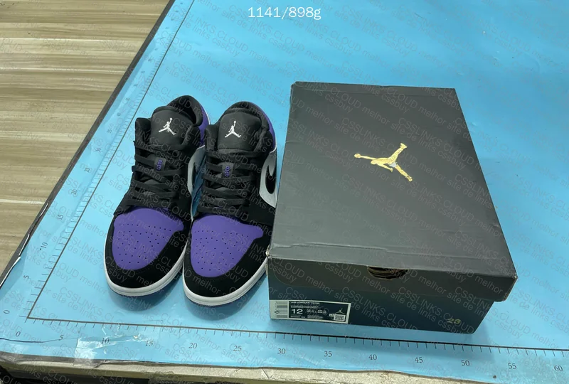 AJ1 Low Court Purple 6